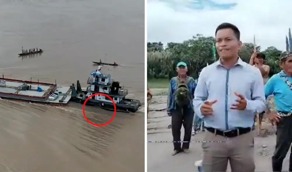 Empresa PetroTal desconoció el acuerdo de los representantes del Gobierno Regional de Loreto y el alcalde de Puinahua. Foto: captura de Loreto Iquitos Noticias/Latina - Video: Latina