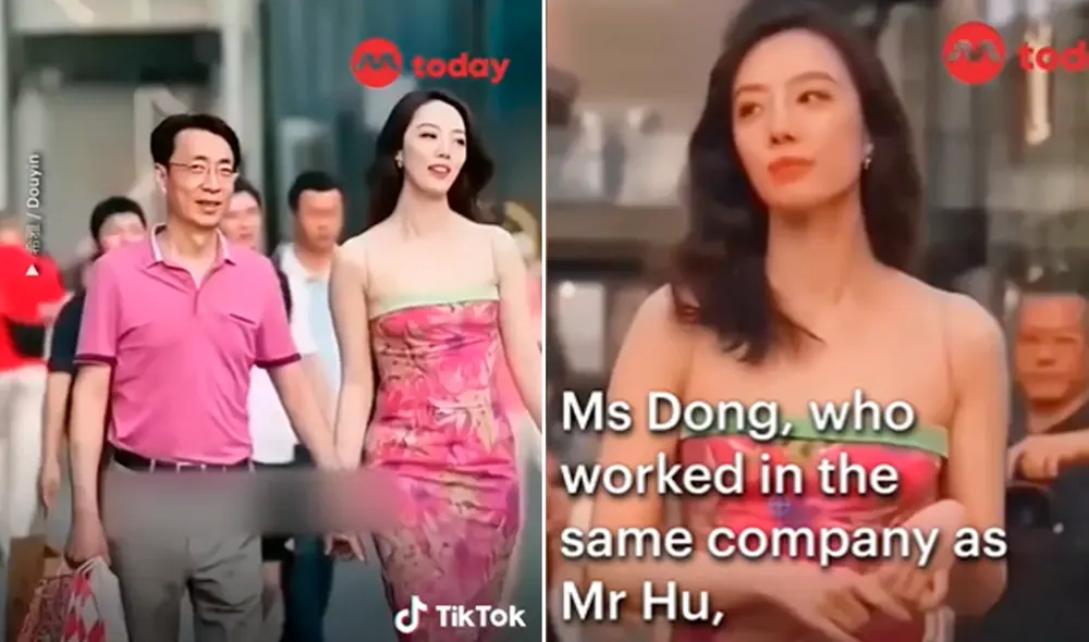 La tienda Taobao contó que el vestido costaba 85 dólares. Foto: composición LR/@todayonline/TikTok - Video: @todayonline/TikTok La tienda Taobao contó que el vestido costaba 85 dólares. Foto: composición LR/@todayonline/TikTok - Video: @todayonline/TikTok