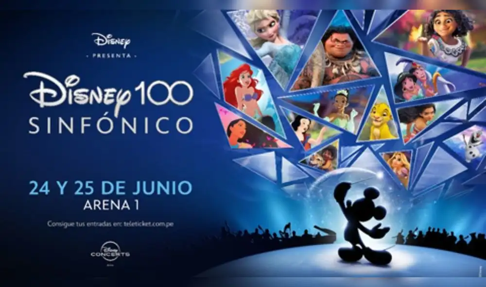 Una edición de Disney Sinfónico tendrá lugar en Arena ! de Lima. Foto: difusión Una edición de Disney Sinfónico tendrá lugar en Arena ! de Lima. Foto: difusión