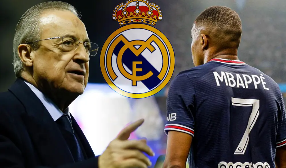 Kylian Mbappé rechazó un oferta del Real Madrid en el 2022. Foto: composición LR/AFP/Real Madrid - Video: El Chiringuito TV