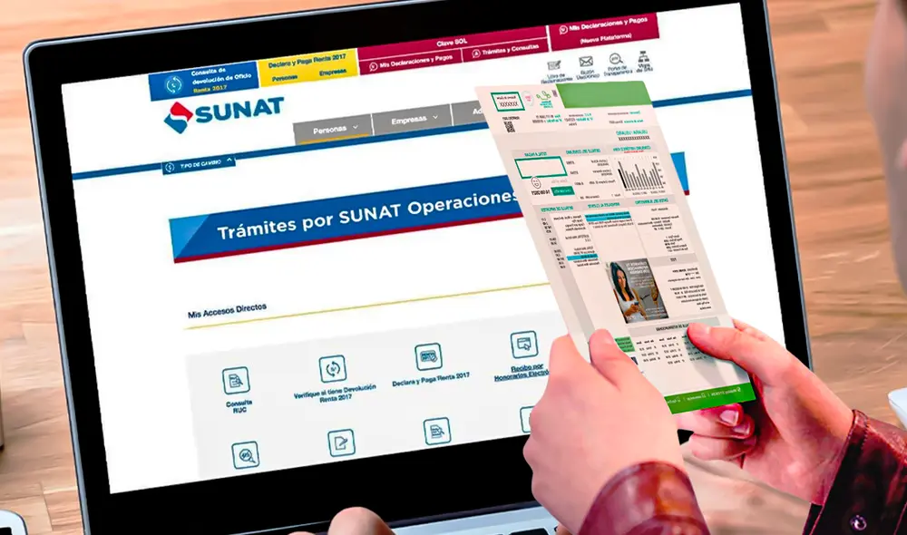 Un comprobante de pago puede incluir documentos como facturas, boletas de ventas, etc. Foto: composición/Sunat/difusión