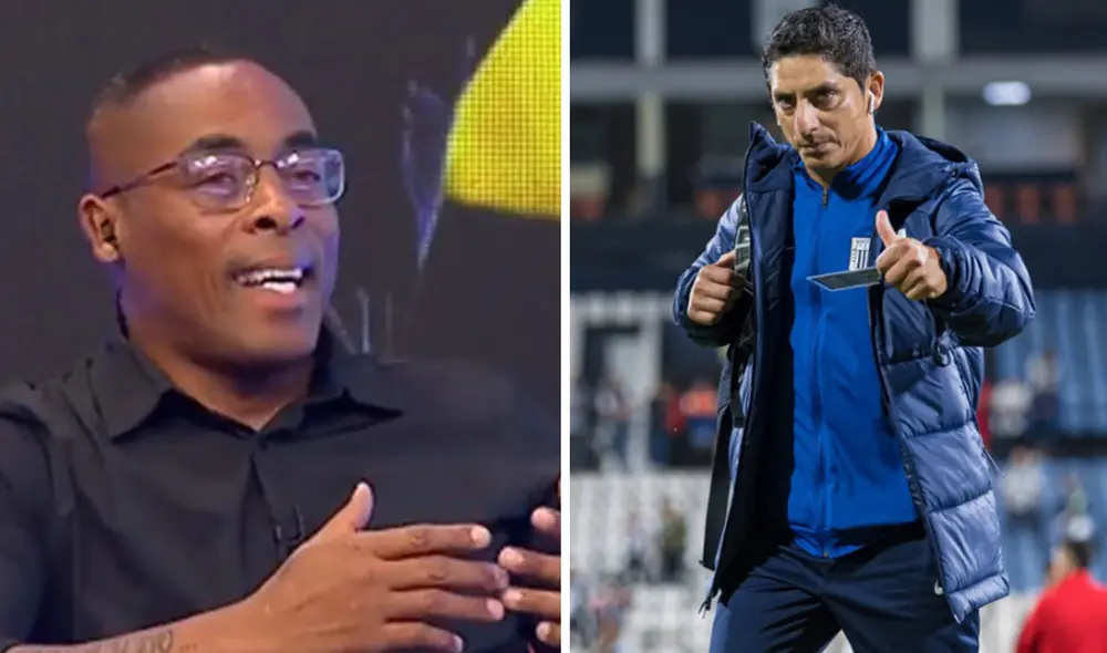 Percy Olivares cuestionó que muchos hinchas sigan percibiendo a 'Chicho' Salas como "un aspirante". Foto: composición captura de ESPN/Alianza Lima | Video: ESPN