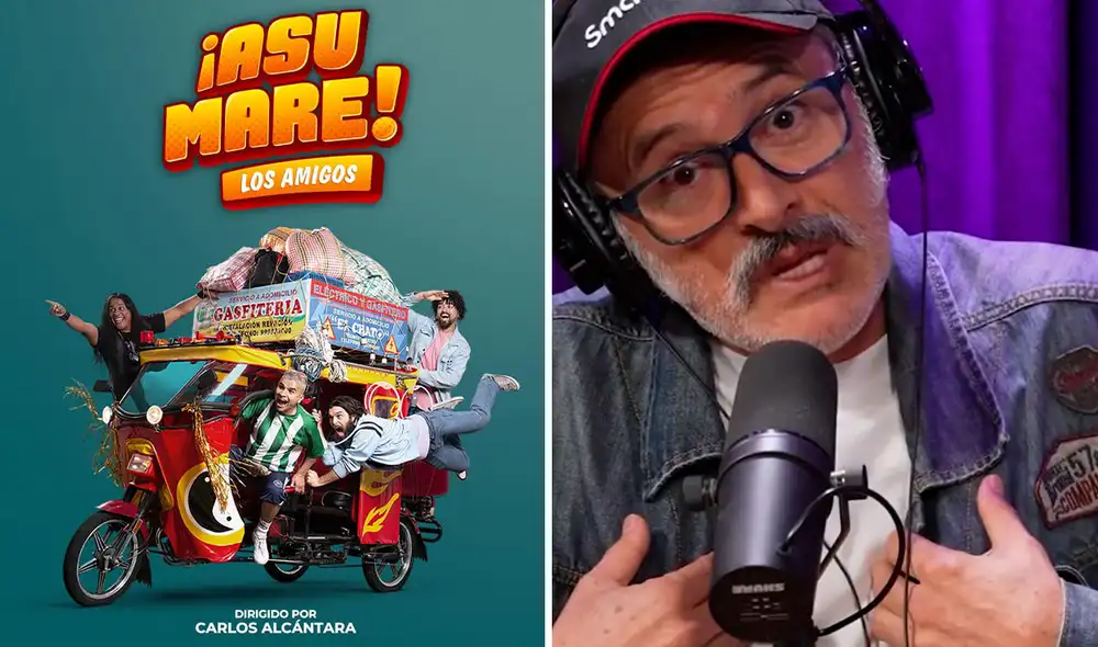 El popular 'Cachín' habló nuevamente sobre los cuestionamientos contra "Asu mare 4" y se burló de las comparaciones con Spielberg o Tarantino. Foto: composición LR/captura de YouTube/difusión