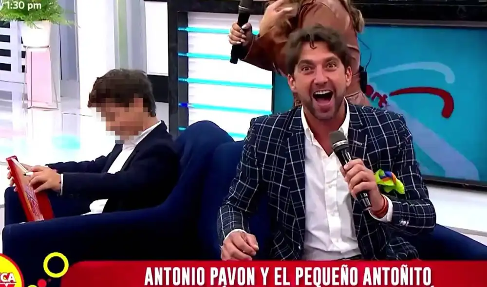 Antonio Pavón fue tildado de "pisado" por su hijo. Foto: captura de América TV