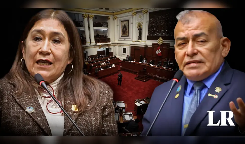 Los congresistas de Acción Popular Marleny Portero y José Arriola enfrentarán investigaciones por pedir 'aportes voluntarios'. Foto: composición de Fabrizio Oviedo/ La República/ Congreso Los congresistas de Acción Popular Marleny Portero y José Arriola enfrentarán investigaciones por pedir 'aportes voluntarios'. Foto: composición de Fabrizio Oviedo/ La República/ Congreso