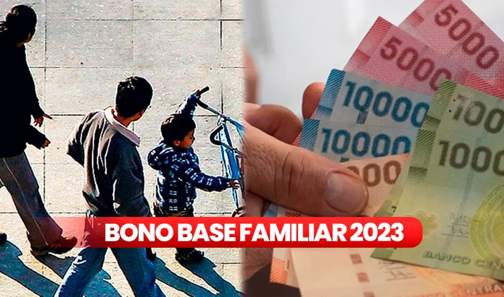 El Bono Base Familiar 2023 se entrega por 24 meses. Foto: composición LR / La Tercera / El Mercurio