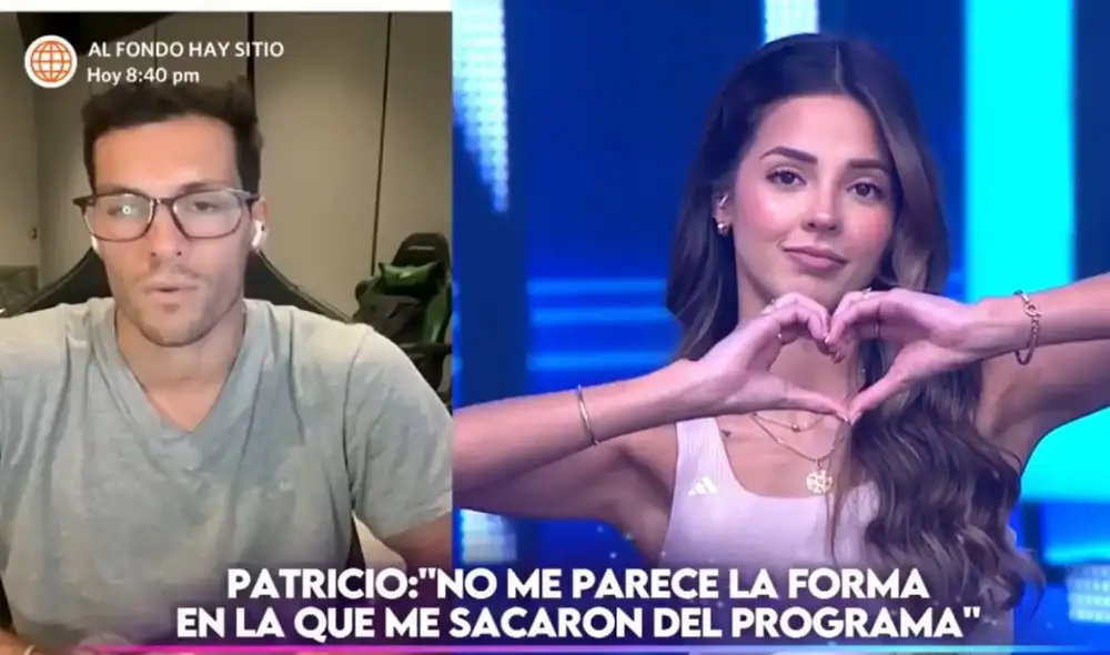 Patricio Parodi se enlazó con "EEG" tras su expulsión. Foto: Captura de América TV - Video: América TV Patricio Parodi se enlazó con "EEG" tras su expulsión. Foto: Captura de América TV - Video: América TV