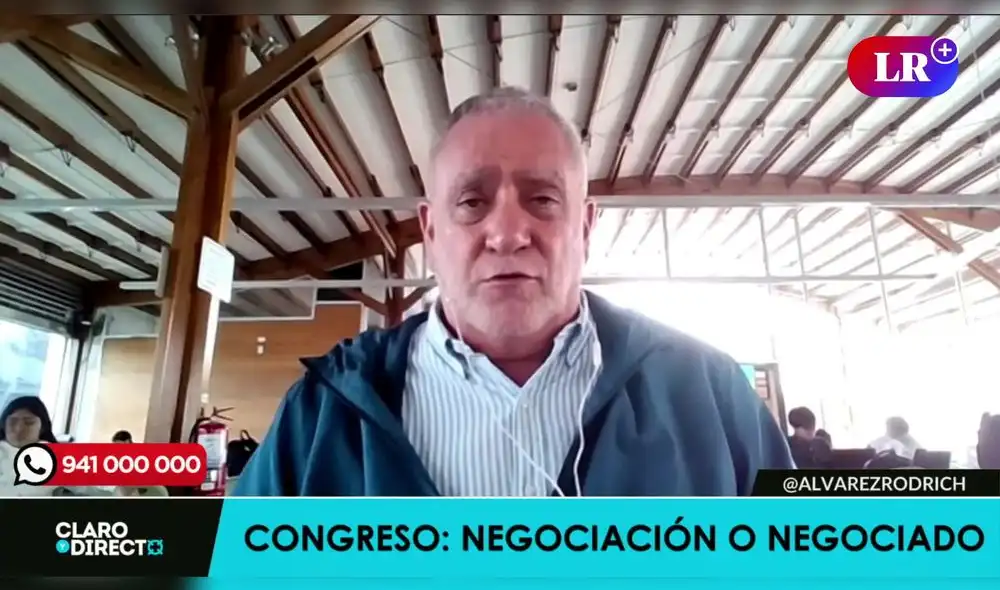 Augusto Álvarez Rodrich se refiere a los 'mochasueldos'. Foto/Video: LR+ Augusto Álvarez Rodrich se refiere a los 'mochasueldos'. Foto/Video: LR+