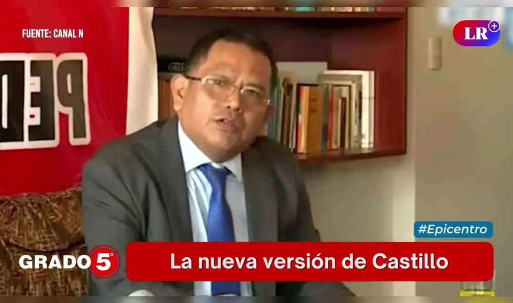 David Gómez Fernandini cuestiona las nuevas declaraciones de la defensa de Castillo. Foto: captura de “Grado 5”/LR+ - Video: “Grado” 5/LR+ David Gómez Fernandini cuestiona las nuevas declaraciones de la defensa de Castillo. Foto: captura de “Grado 5”/LR+ - Video: “Grado” 5/LR+