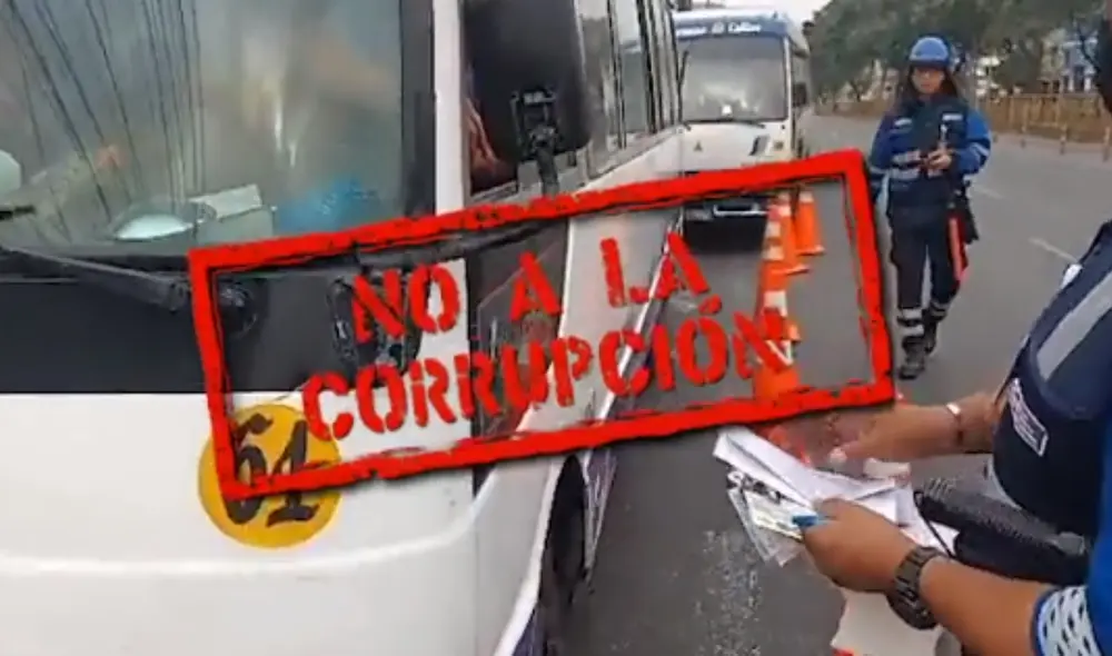 Este hecho fue grabado por otro agente de la ATU. Foto: captura ATU Este hecho fue grabado por otro agente de la ATU. Foto: captura ATU