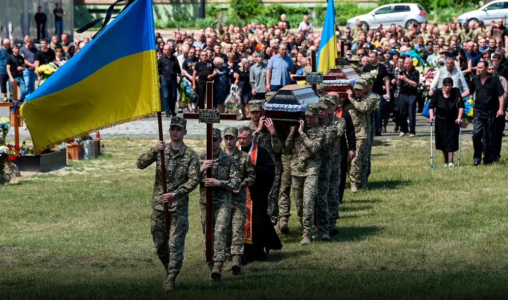 Ucrania inició una contraofensiva contra las fuerzas rusas. Foto: AFP Ucrania inició una contraofensiva contra las fuerzas rusas. Foto: AFP