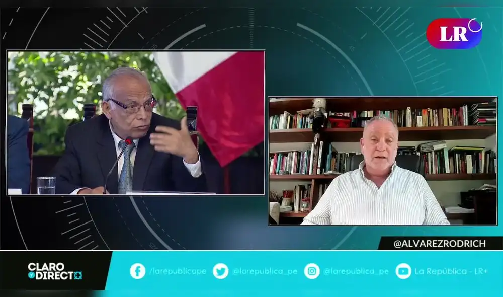 Augusto Álvarez arremete contra el Parlamento. Foto: captura de LR+ - Video: LR+