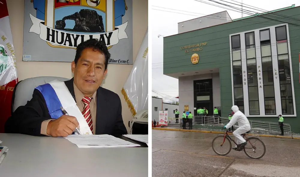 El acusado fugó de la comisaría El Tambo. Foto: composición LR/Pasco Libre/Diario Primicia El acusado fugó de la comisaría El Tambo. Foto: composición LR/Pasco Libre/Diario Primicia