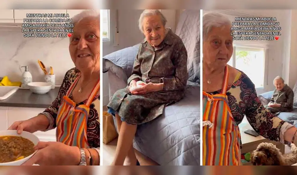 Video de abuelita fue visto por varios usuarios de TikTok. Foto: composición LR/ TikTok/ @joelillescas Video de abuelita fue visto por varios usuarios de TikTok. Foto: composición LR/ TikTok/ @joelillescas