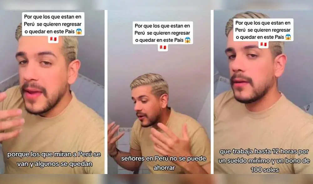Video de venezolano generó varias reacciones en TikTok. Foto: composición LR/ TikTok/@jorgeluces