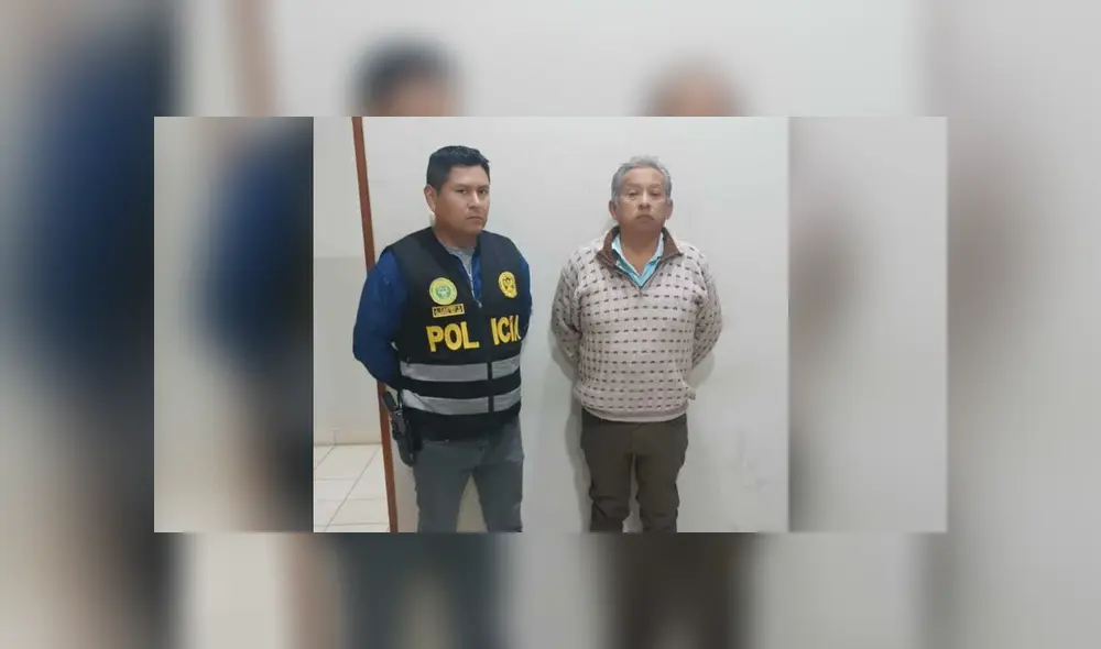 Detienen a docente coimero. Foto: PNP Detienen a docente coimero. Foto: PNP