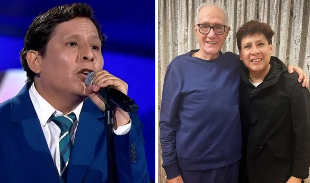 Hugo Apaza contó emotiva experiencia junto a Guillermo Rossini en su programa "Los chistosos". Foto: composición LR/captura de Latina/Facebook