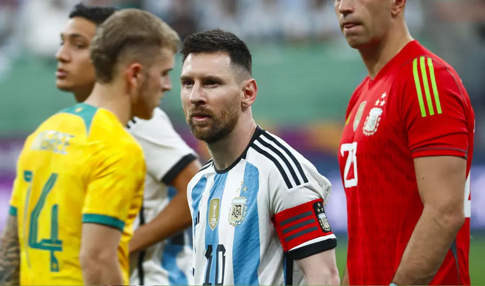 Argentina y Australia juegan en Pekín, China. Foto: EFE Argentina y Australia juegan en Pekín, China. Foto: EFE