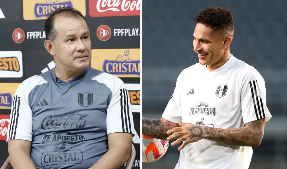 Juan Reynoso habló sobre la posible titularidad de Paolo Guerrero. Foto: composición LR/La República/Marco Cotrina/Twitter