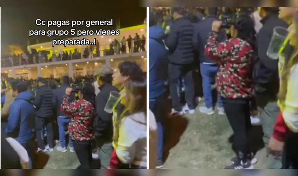 La mujer no se quedó con las ganas de ver al Grupo 5 de cerca. Foto: composición LR/TikTok/@cuba29.go La mujer no se quedó con las ganas de ver al Grupo 5 de cerca. Foto: composición LR/TikTok/@cuba29.go