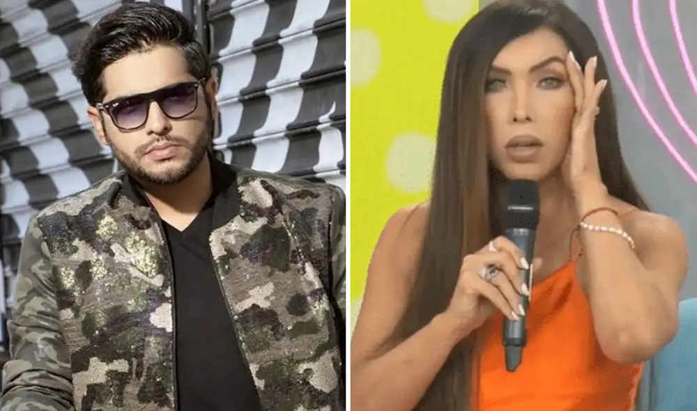 Jair Mendoza y Nicole Akari trabajaron juntos años atrás. Foto: Instagram Jair Mendoza/captura América TV