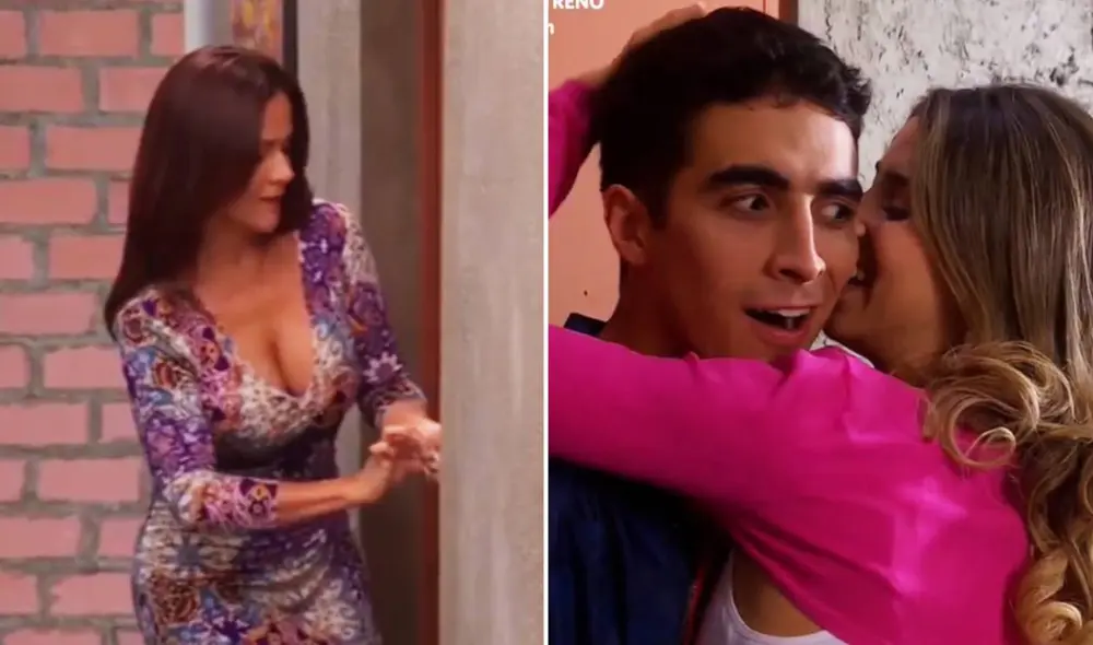 Charito apoyó a Jimmy y Alessia para que tuvieran una despedida íntima antes del viaje de la señorita Montalbán, pero todo terminó inesperadamente. Foto: composición LR/América TV