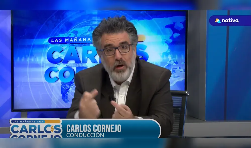 Carlos Cornejo cuestionó que Alberto Otárola, días antes, mencionó que el Perú ya encontró la paz. Foto y Video: Nativa/YouTube