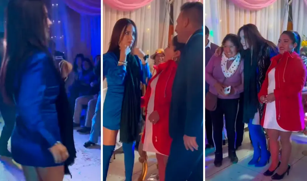 Rosángela no dudó en participar de la fiesta y demostrar su talento para el baile folclórico. Foto: captura/TikTok Blanca López Rosángela no dudó en participar de la fiesta y demostrar su talento para el baile folclórico. Foto: captura/TikTok Blanca López