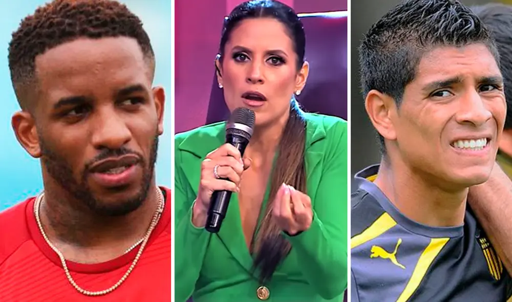 María Pía Copello felicitó a la madre de los hijos de ambos futbolistas por estar en la vida de los menores. Foto: composición LR/Instagram/Jefferson Farfán/Paolo Hurtado/América TV - Videos: América TV María Pía Copello felicitó a la madre de los hijos de ambos futbolistas por estar en la vida de los menores. Foto: composición LR/Instagram/Jefferson Farfán/Paolo Hurtado/América TV - Videos: América TV