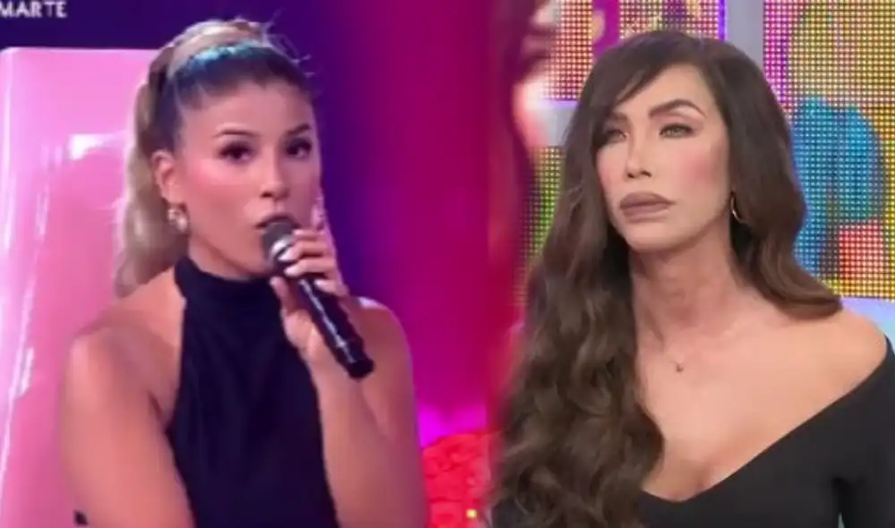 Yahaira Plasencia se sincera ante María Pía sobre Nicole Akari. Foto: composición LR/captura de América TV/Mande quien mande/captura de Willax tv/Amor y Fuego