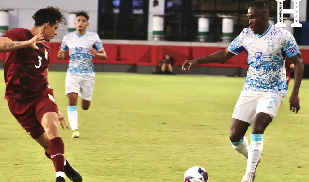 Venezuela se enfrentó contra Honduras en Estados Unidos. Foto: selección de Honduras Venezuela se enfrentó contra Honduras en Estados Unidos. Foto: selección de Honduras