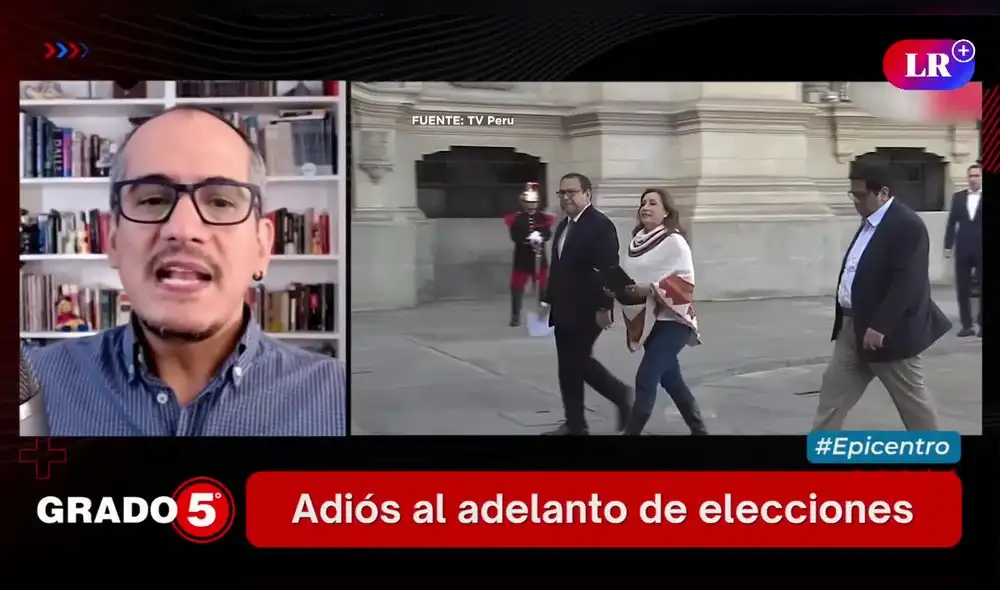 David Gómez Fernandini opina sobre las declaraciones de Boluarte acerca del adelanto electoral. Foto/Video: Grado 5 - LR+ David Gómez Fernandini opina sobre las declaraciones de Boluarte acerca del adelanto electoral. Foto/Video: Grado 5 - LR+