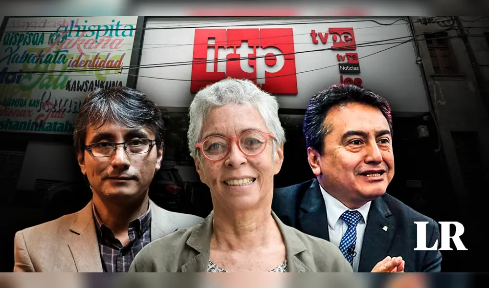 Dina Boluarte y la ministra de Cultura firmaron la resolución suprema en la que se menciona a los nuevos consejeros del IRTP. Foto: composición Fabrizio Oviedo/La República