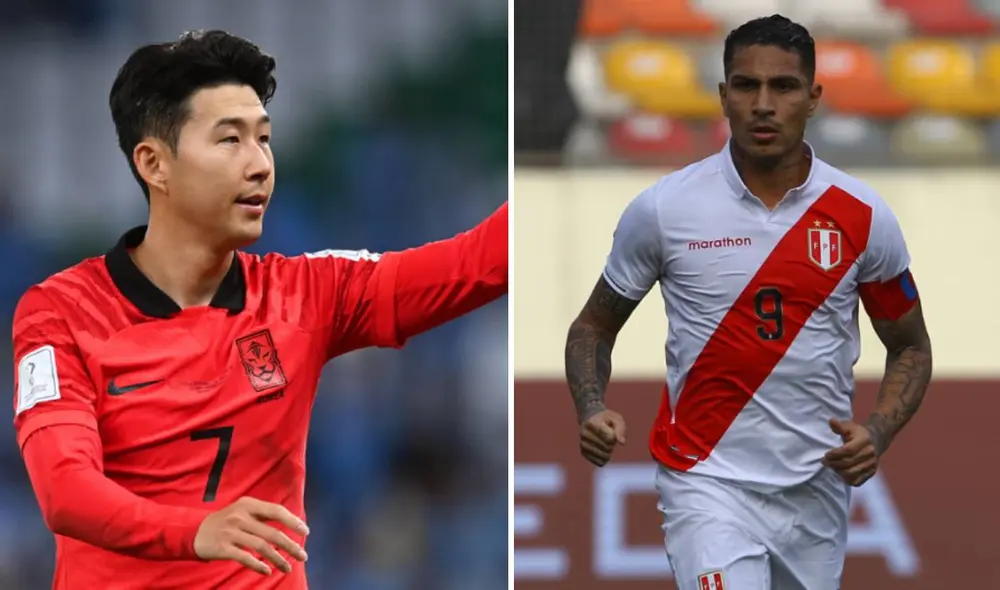 Paolo Guerrero fue titular ante Corea del Sur. Foto: composición LR/EFE/GLR