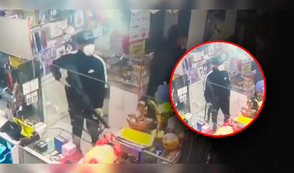 Los delincuentes no tienen reparos en sus asaltos. Foto: captura video Cortesía / Fabrizio Oviedo LR