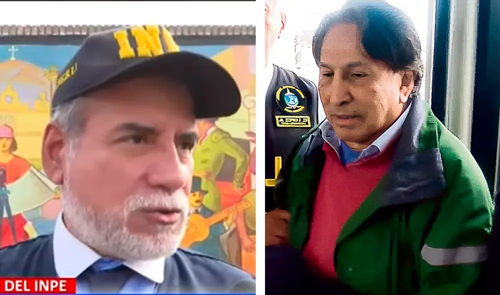 Visita de Toledo al hospital de Ate fue para recibir atención cordiológica y gastroenterológica. Foto: composición LR/capturas de Panamericana - Video: Panamericana