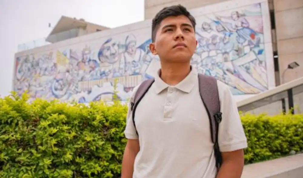 Joven de Ica que ganó Beca 18 estudiará Psicología en la UNMSM. Foto: Andina