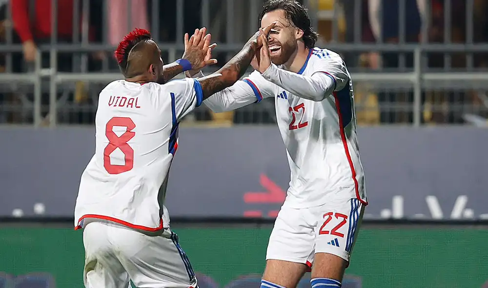 Ben Brereton anotó su primer hat-trick con la selección chilena. Foto: La Roja/Twitter Ben Brereton anotó su primer hat-trick con la selección chilena. Foto: La Roja/Twitter