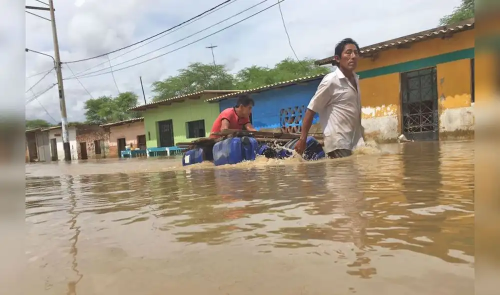 Dos fenómenos podrían volver a inundar la región Piura y otras regiones del norte peruano. Foto: El Regional Piura Dos fenómenos podrían volver a inundar la región Piura y otras regiones del norte peruano. Foto: El Regional Piura