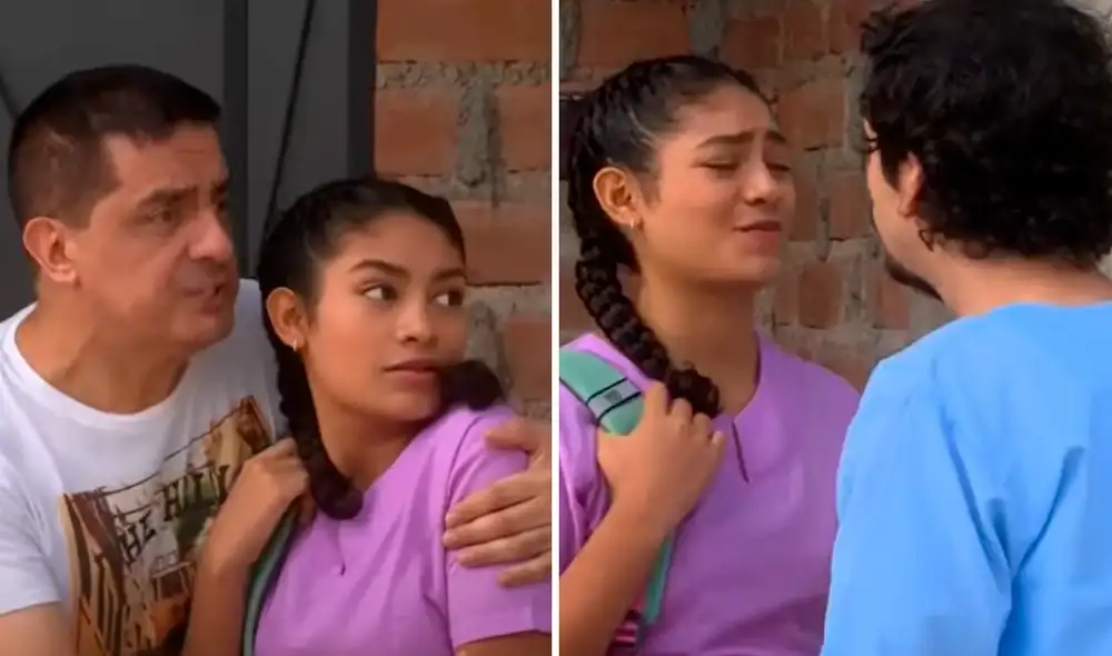 July aceptó salir con Javier porque Cristóbal oficializó con Laia. Foto: composición LR/capturas de América TV