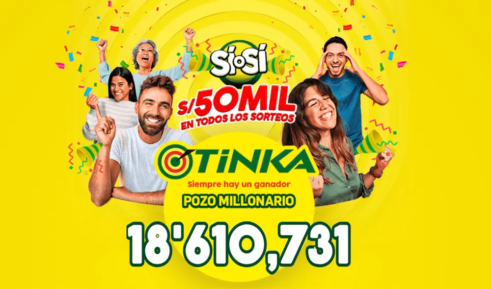 El pozo millonario de La Tinka asciende a más de 18 millones. Foto: La Tinka