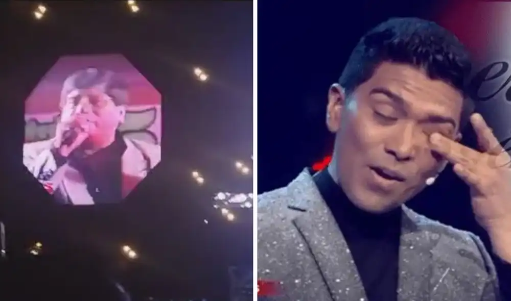 Eva Ayllón estuvo presente en el concierto nuevamente como invitada. Foto: composición LR/captura de video/Claudia Beltrán/LR Eva Ayllón estuvo presente en el concierto nuevamente como invitada. Foto: composición LR/captura de video/Claudia Beltrán/LR