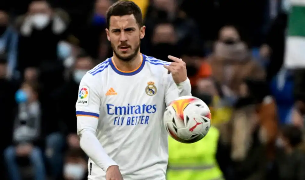 Eden Hazard no tuvo una buena regularidad en el Real Madrid. Foto: EFE