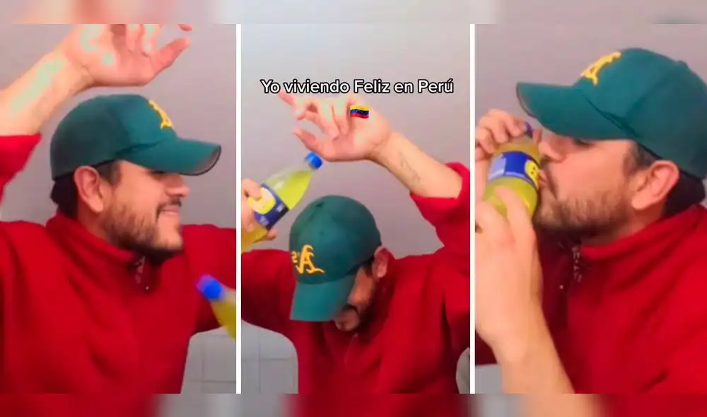 Joven de Venezuela se mostró contento por vivir en Perú. Foto: composición LR/TikTok/@jorgeluces
