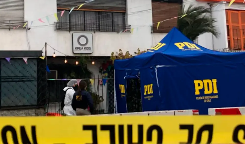 El hombre fue víctima de una persecución y, en su afán de escapar de los delincuentes, encontró la muerte tras herirse en las rejas de una guardería. Foto: Biobio Chile