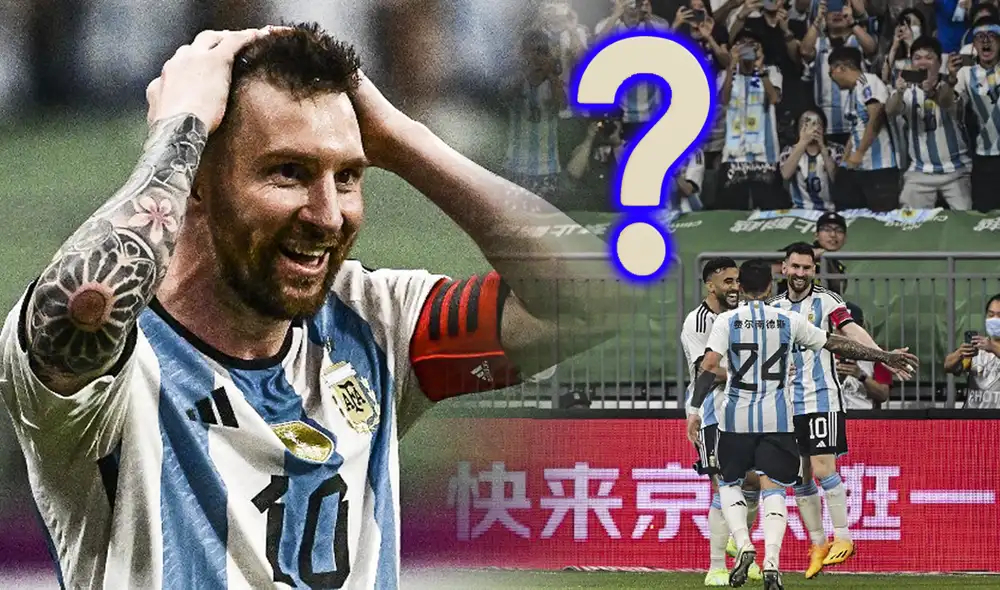 El encuentro entre Argentina vs. Indonesia brillará por la ausencia de Lionel Messi. ¿Quién será el reemplanzante del campeón  del mundo? Foto: composición LR/AFP/Freepik