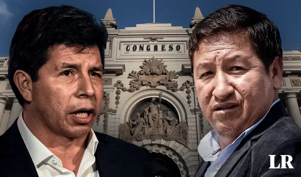 Guido Bellido prepara amnistía en favor de Pedro Castillo.Foto: composición de Alvaro Lozano/ La República