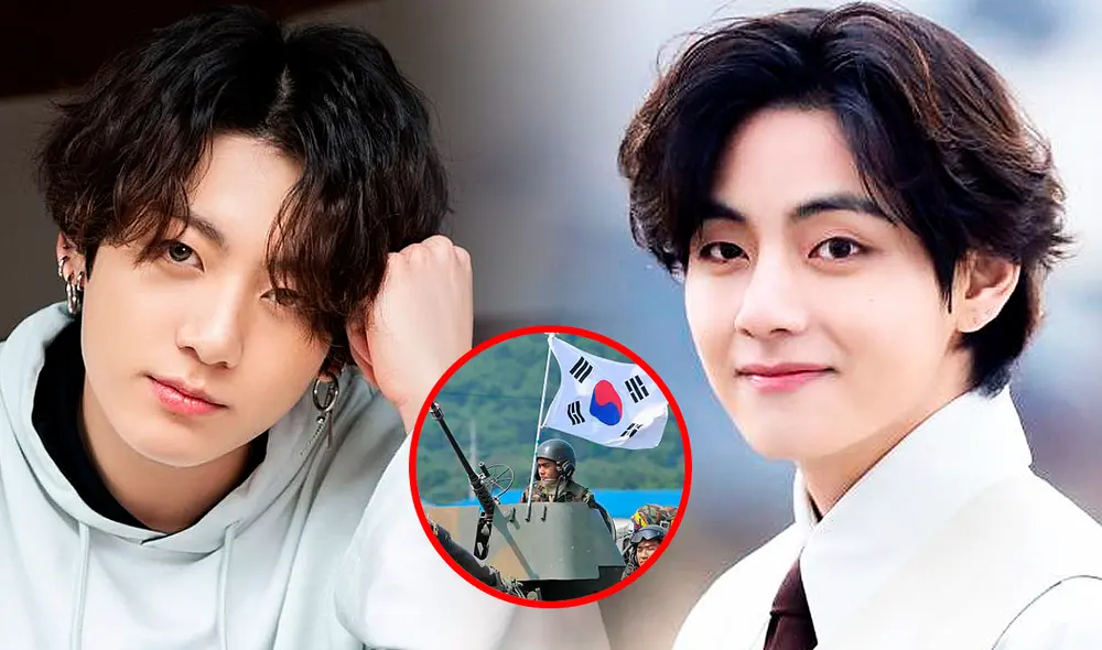 Jungkook y Taehyung serían los últimos integrantes de BTS en ingresar al Ejército. Foto: composición LR/BIGHIT/Twitter