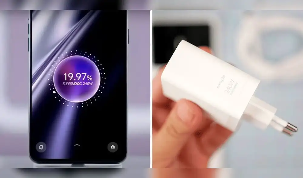 El Realme GT3 tiene una carga rápida de 240W. Foto: Wired/Gizguide