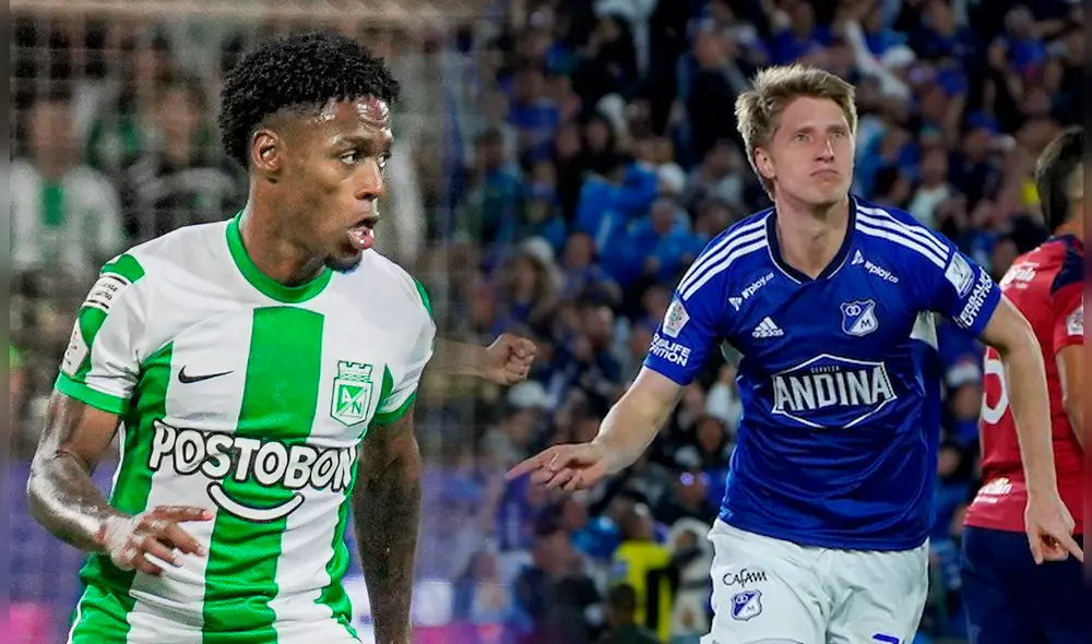 Atlético Nacional jugará de local la primera final de la Liga BetPlay 2023. Foto: composición LR/Atlético Nacional/Millonarios